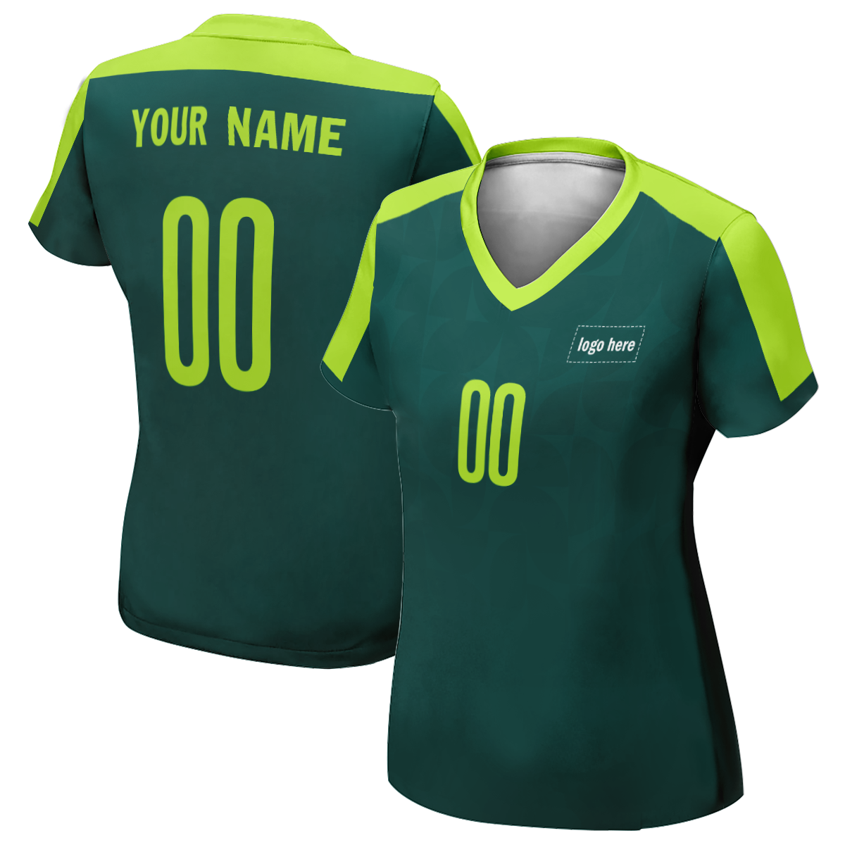 Camiseta de fútbol personalizada con logotipo de la Copa Mundial de Senegal impresa para mujer