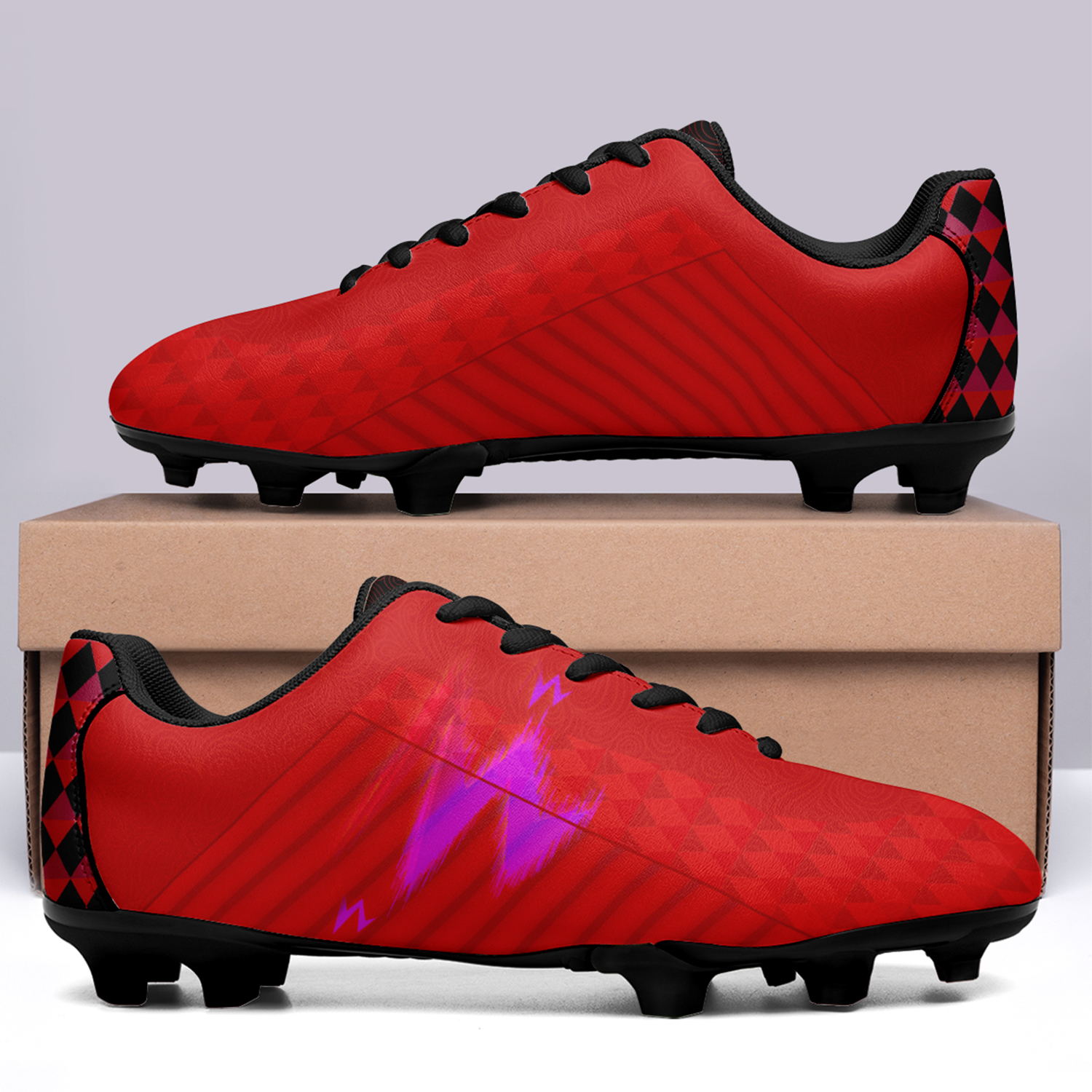 Botines de fútbol personalizados para terreno firme al aire libre del equipo suizo de la Copa Mundial de la FIFA 2022
