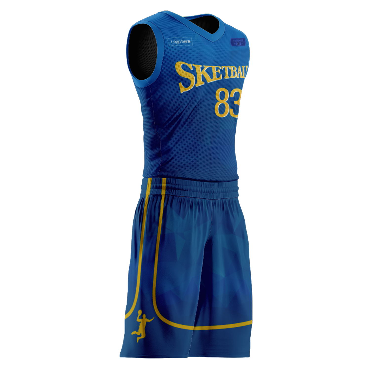 Trajes de baloncesto del equipo de Uruguay personalizados