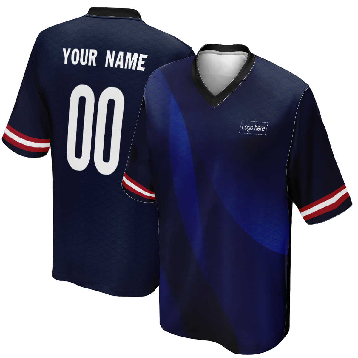 Camisetas de fútbol del equipo de América de la Copa Mundial de los hombres 2022 personalizadas con nombre