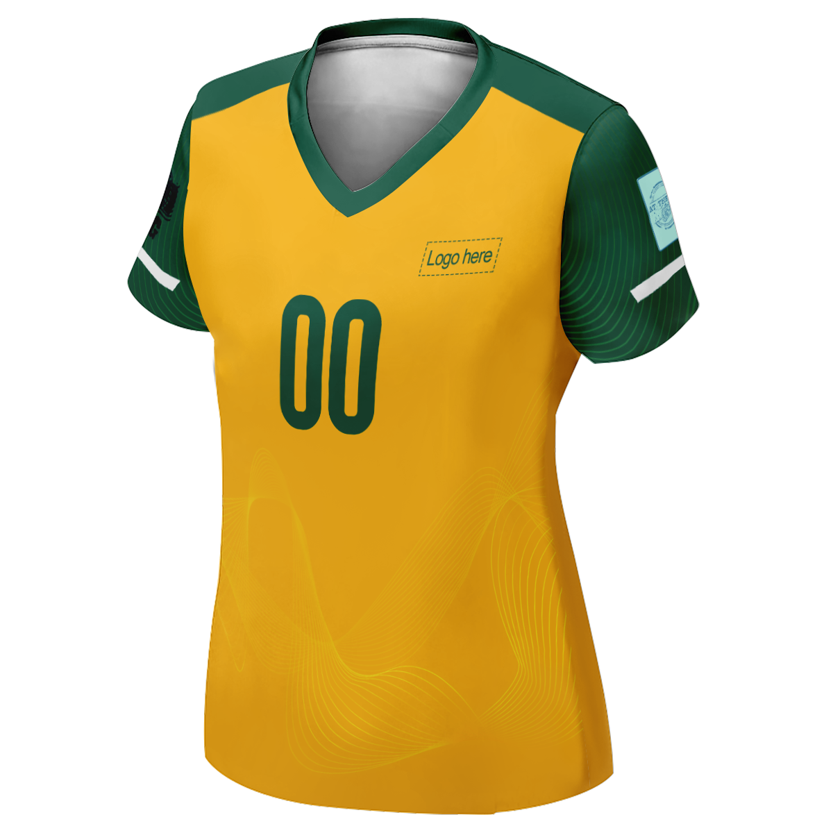 Camiseta de fútbol personalizada de la Copa Mundial de Australia limitada para mujeres con nombre