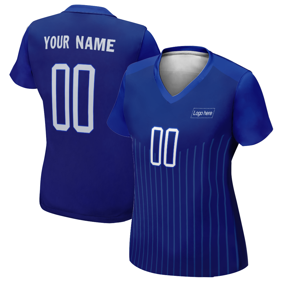Camiseta de fútbol personalizada de la Copa Mundial de Italia Vintage para mujer con logotipo