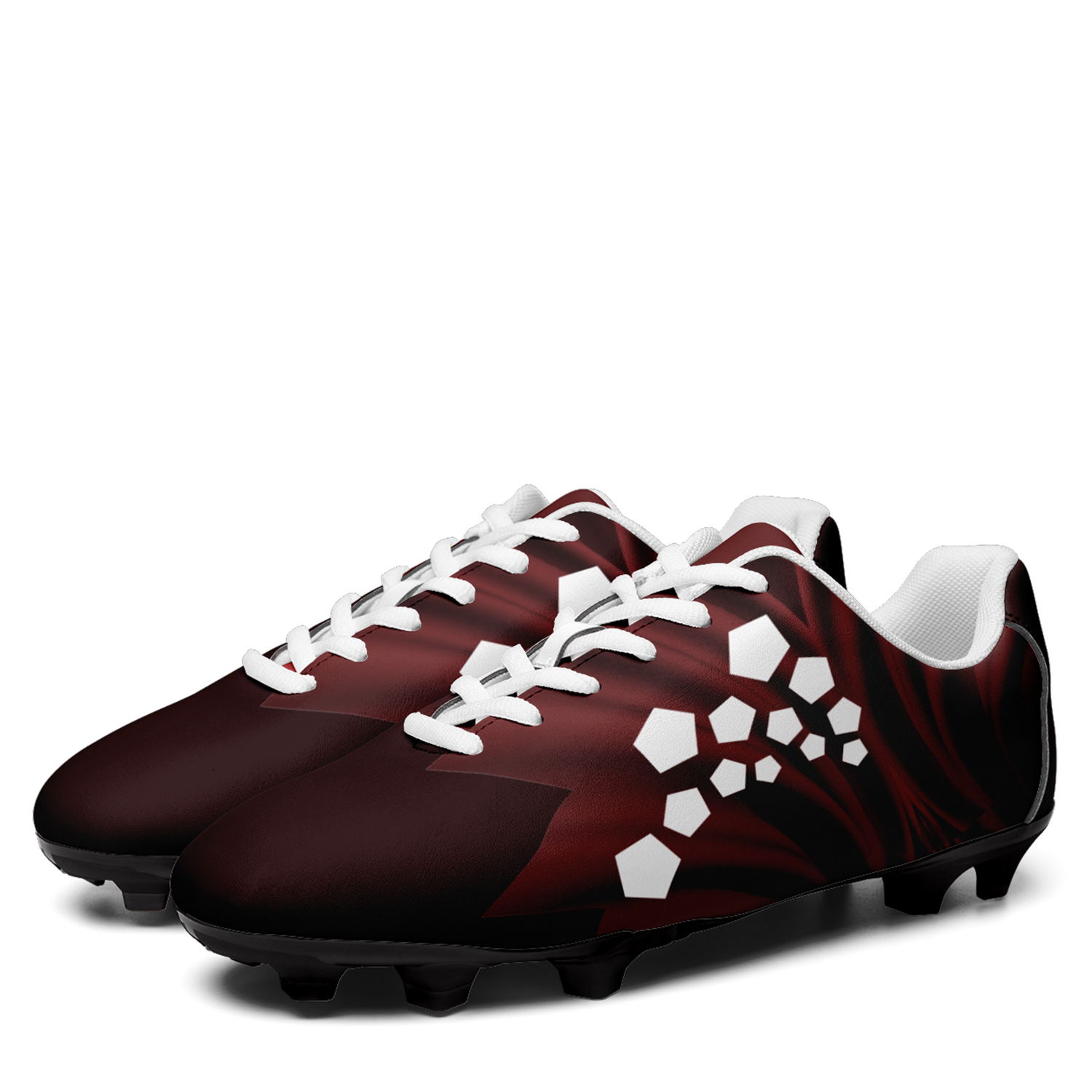 Botines de fútbol personalizados para terreno firme al aire libre del equipo de Qatar de la Copa Mundial de la FIFA 2022