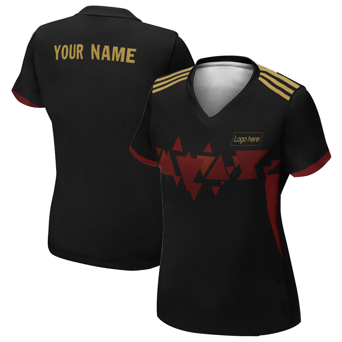 Camiseta de fútbol personalizada con nombre para la Copa Mundial de Bélgica dividida para mujeres